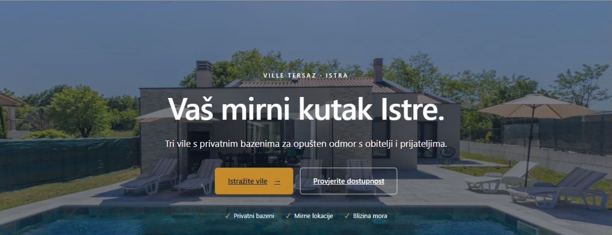 Ville Tersaz — Hero sekcija